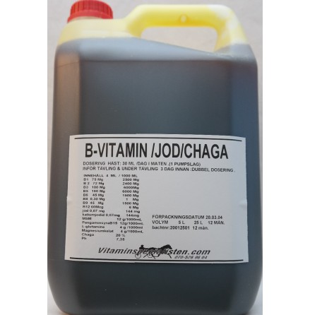 B-vitamin/jod/chaga 